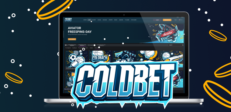 Catálogo de slots Coldbet Maquete do catálogo de slots da Coldbet